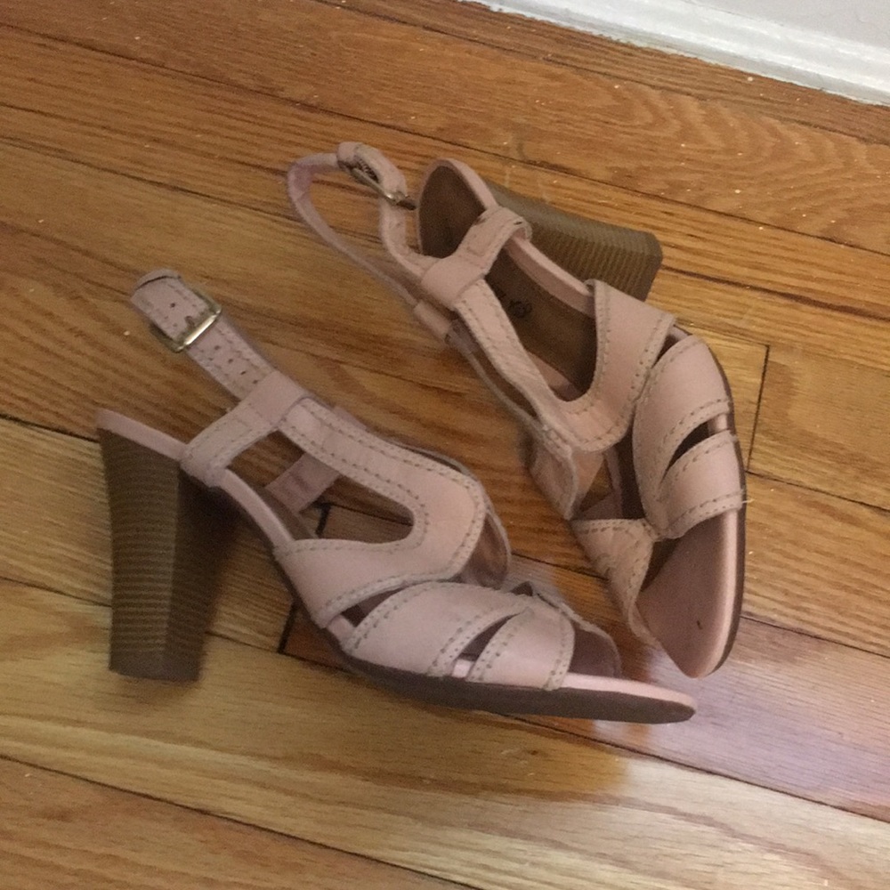 Baby Pink Anna Luz Leather Sandals
